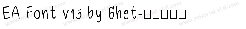EA Font v15 by Ghet字体转换